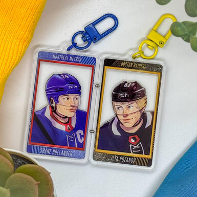 Magnetic keychains - Heted Rivalry